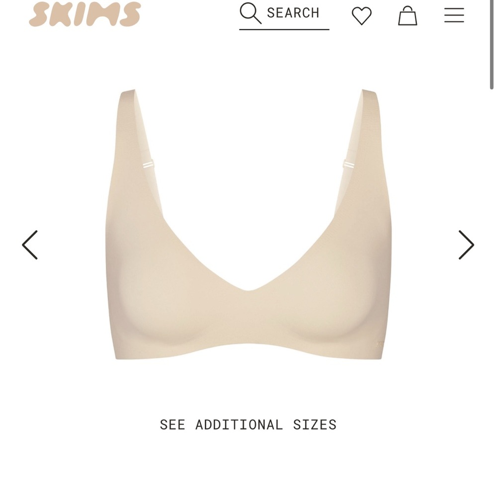 Skims naked plunge bra